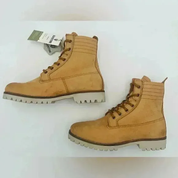 Blackstone | OL22 Combat Boots | Shearling Lined | Cuoio | Size 38/7