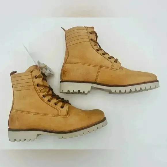 Blackstone | OL22 Combat Boots | Shearling Lined | Cuoio | Size 38/7