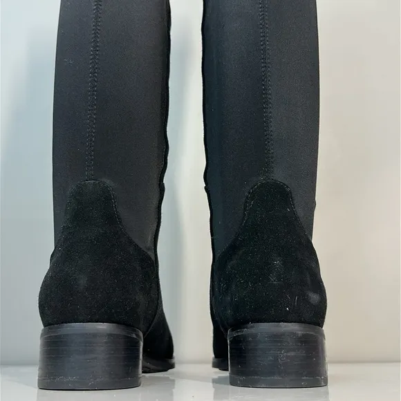 Blondo Black Suede Waterproof Velma Over The Knee Boots Size 6