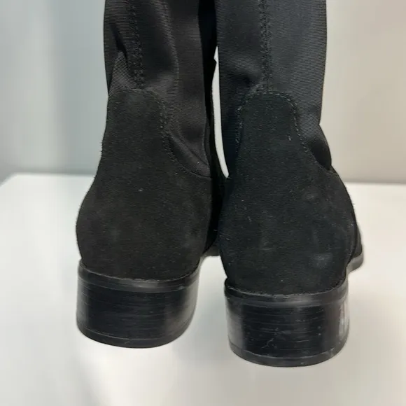 Blondo Black Suede Waterproof Velma Over The Knee Boots Size 6