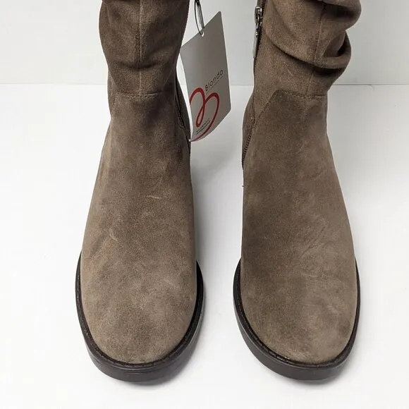 Blondo Erika Knee High Boots, Dark Taupe Suede, Women's 6 M