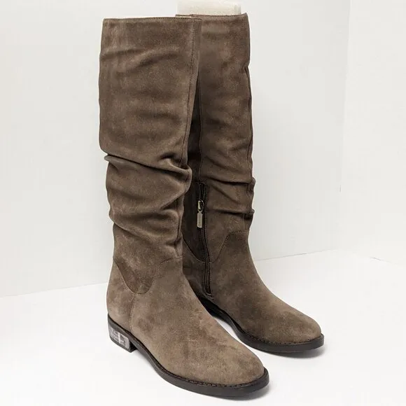 Blondo Erika Knee High Boots, Dark Taupe Suede, Women's 6 M