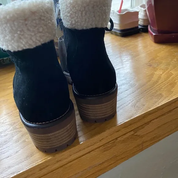 Blondo Suede Shearling Waterproof Boots