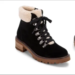 Blondo Suede Shearling Waterproof Boots