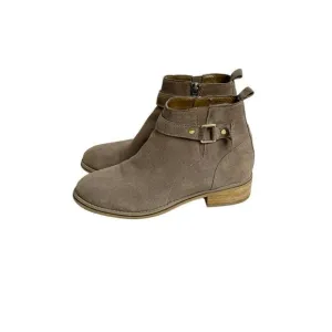 Blondo taupe suede Luca waterproof ankle boots size 7.5