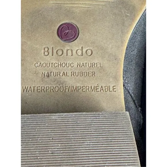 Blondo taupe suede Luca waterproof ankle boots size 7.5