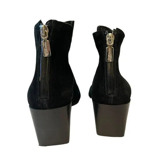 Blondo Waterproof Black Suede Ankle Boots Stasia Sz 10 NEW
