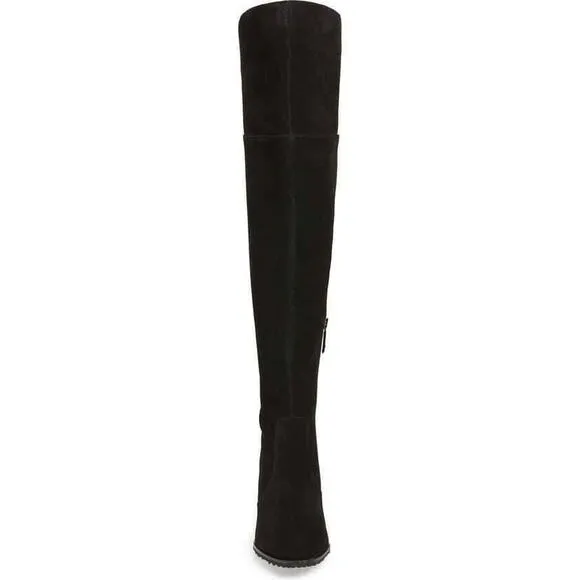 Blondo Women Over the Knee Boots Tatum Size US 6M Black Waterproof Suede