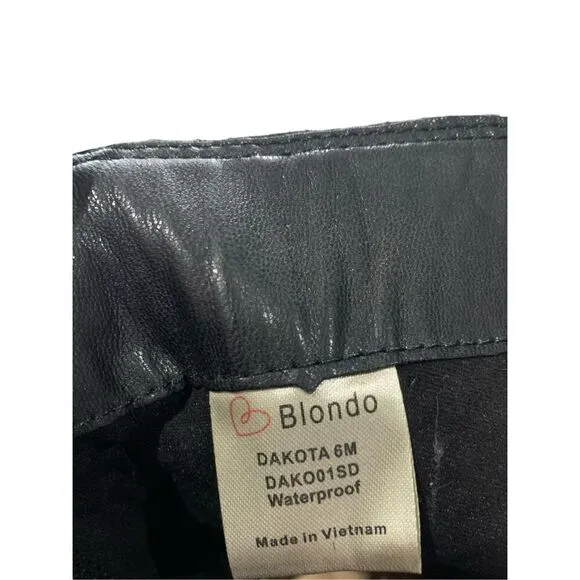 Blondo Women's 6M Dakota Waterproof Boot Black-New With Tags