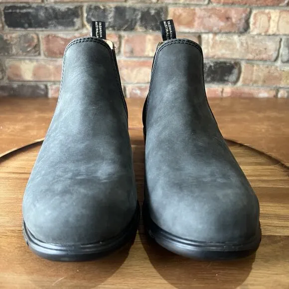 Blundstone Women's 7.5 1971 Chelsea Boots Leather Rustic Black Shoes