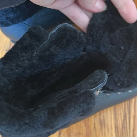 Boden Leather Fur-Lined Women's Boots