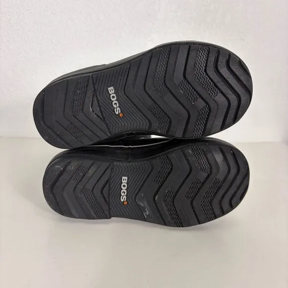 BOGS Black Classic II Pull On Insulated Winter Muck Boots Youth Size 3