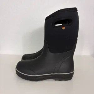 BOGS Black Classic II Pull On Insulated Winter Muck Boots Youth Size 3