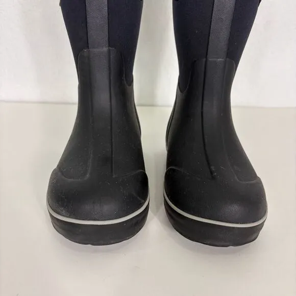 BOGS Black Classic II Pull On Insulated Winter Muck Boots Youth Size 3