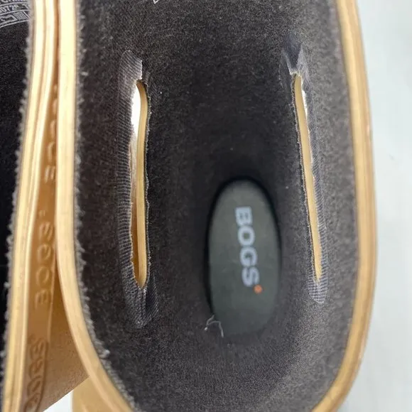 BOGS, kids gold glitter rain boot, girl's size 3, EUC.