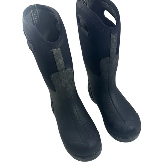 BOGS Men's Ultra High Tall Insulated Waterproof Work Rain Boots Black Size 7