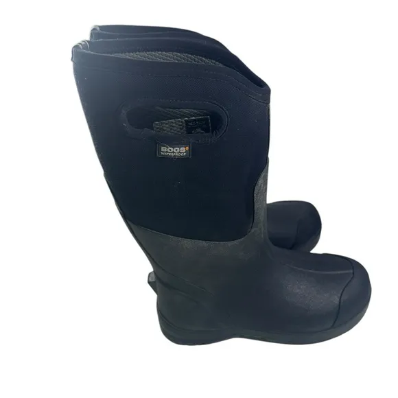 BOGS Men's Ultra High Tall Insulated Waterproof Work Rain Boots Black Size 7