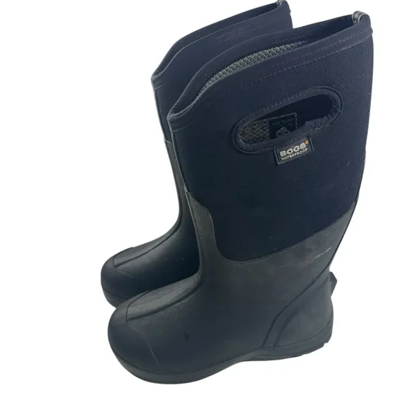 BOGS Men's Ultra High Tall Insulated Waterproof Work Rain Boots Black Size 7