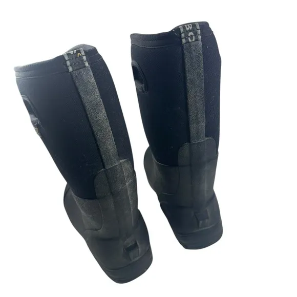 BOGS Men's Ultra High Tall Insulated Waterproof Work Rain Boots Black Size 7