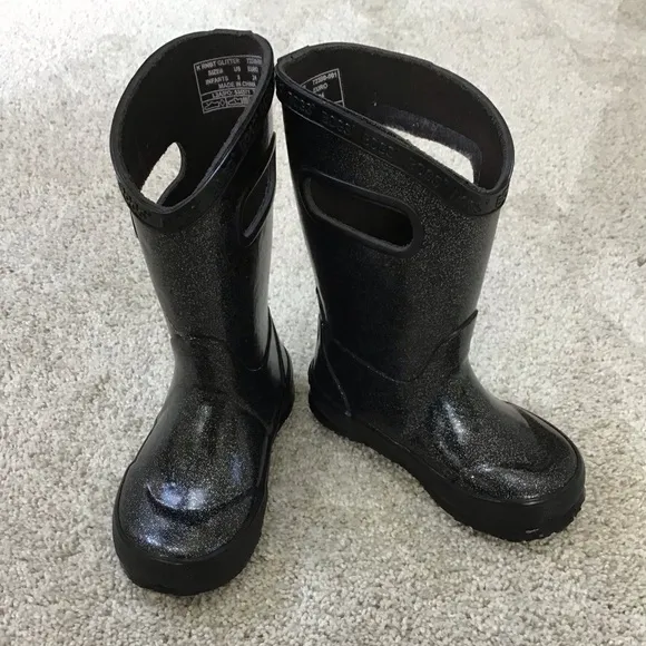BOGS Rainboot Glitter Girls | Size 8