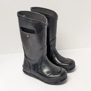 Bogs Waterproof Rain Boots, Black, Little Kids 11 M