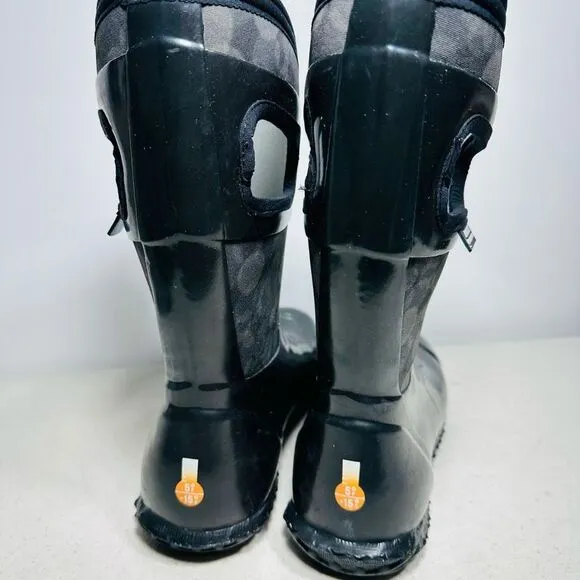 BOGS Kids Black Waterproof Boots