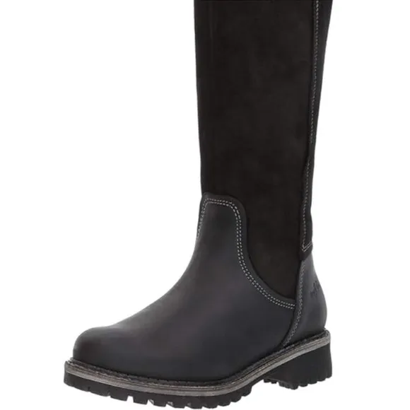 Bos. &amp; Co. Women's Hudson Shearling-Lined Waterproof Leather Boots, EU SZ 41