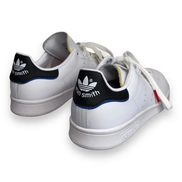 Boys Adidas Stan Smith Sneakers Kicks Tennis Shoes Footwear Sportswear White NWT