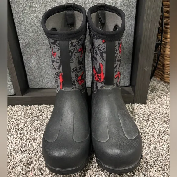 Boys Bogs Neo-Classic Dino Boots Size 4