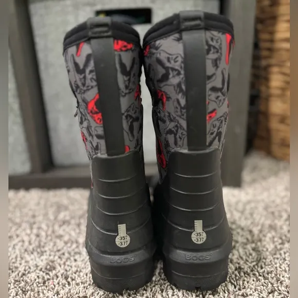 Boys Bogs Neo-Classic Dino Boots Size 4
