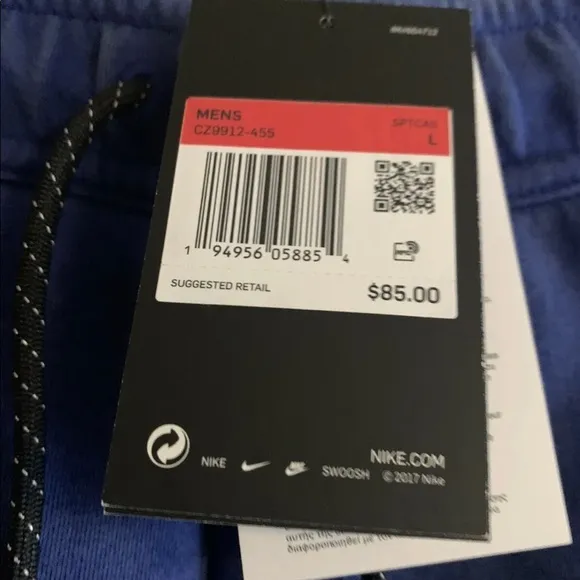 Brand new authentic Nike tech shorts in blue sizes M,L&amp;Xl available