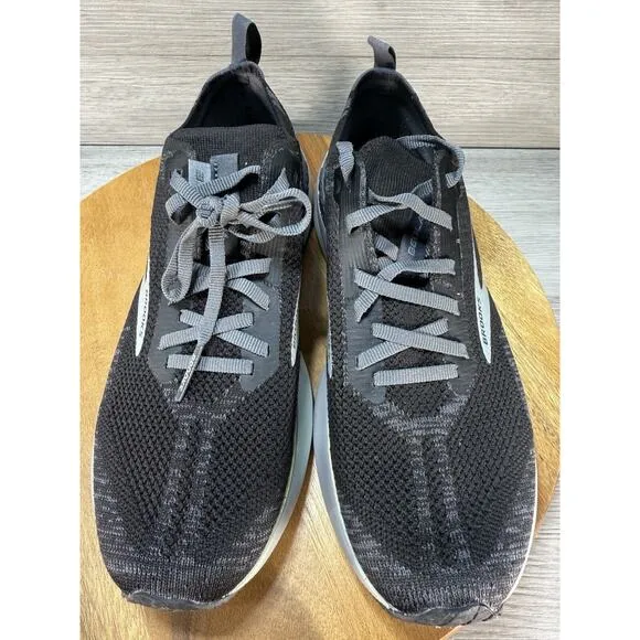 Brand New Men’s Brooks Bedlam 3 Black &amp; Silver 110343-1D-012 Size 7