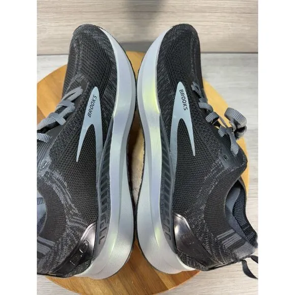 Brand New Men’s Brooks Bedlam 3 Black &amp; Silver 110343-1D-012 Size 7