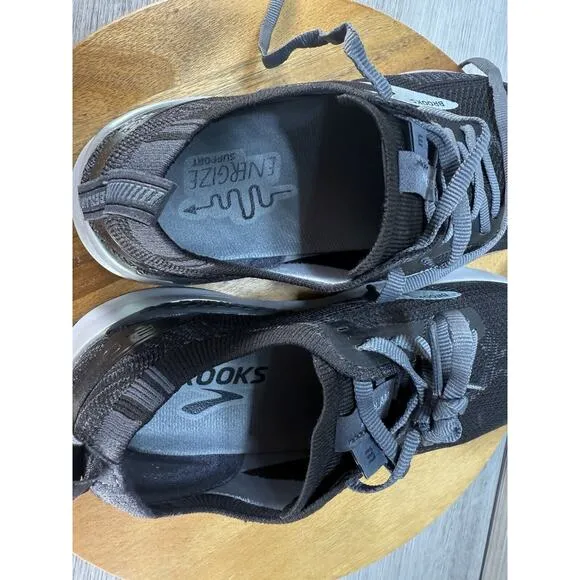 Brand New Men’s Brooks Bedlam 3 Black &amp; Silver 110343-1D-012 Size 7