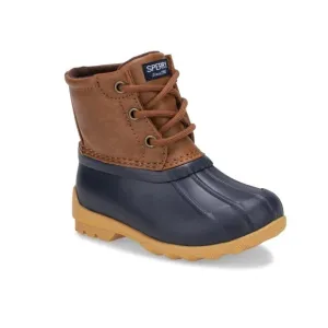 BRAND NEW SPERRY Port Boot Duck Boots - Size 12 - Beige &amp; Navy
