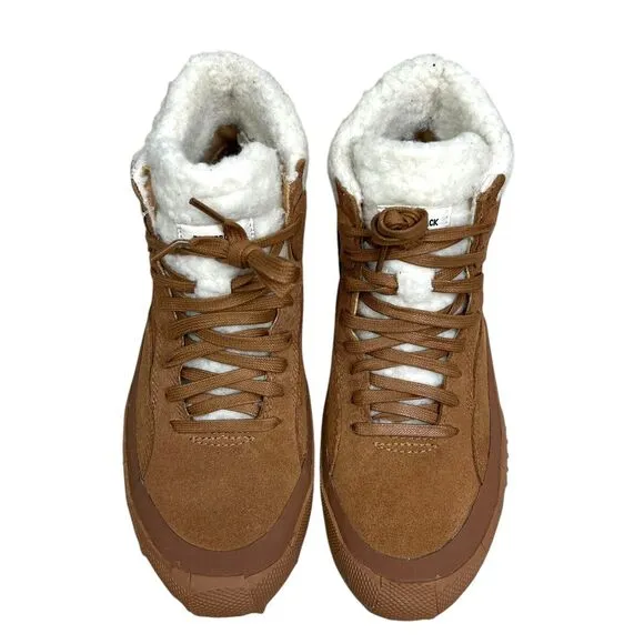 Brandblack Los Angeles Womens High Top Sneakers Sherpa Lined Vibram‎ Sole Sz 8