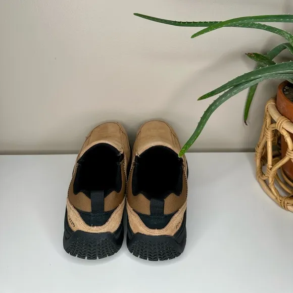Brazos Steel Toe Slip-On Work Shoes Men 7.5 Suede Leather ASTM Certified