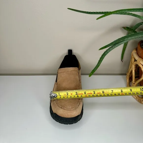 Brazos Steel Toe Slip-On Work Shoes Men 7.5 Suede Leather ASTM Certified