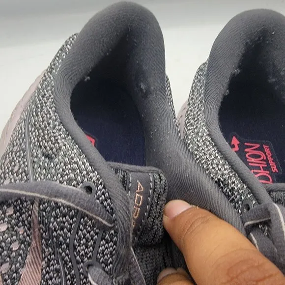 Brooks Adrenaline GTS 21 Womens 10 Gray Training Running Shoes Athletic Sneakers