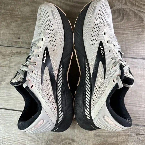 Brooks Adrenaline Gts 22 Womens Size 11.5 D Wide Shoes Sneakers Grey 1203531D035
