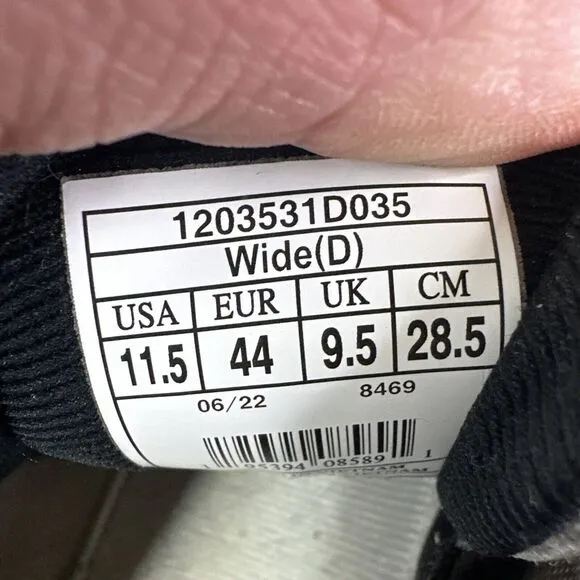 Brooks Adrenaline Gts 22 Womens Size 11.5 D Wide Shoes Sneakers Grey 1203531D035