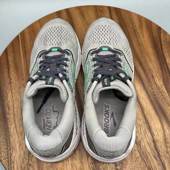 Brooks Ariel 20 Shoes Womens Size 10B Gray Running Comfort Walking Road Athletic