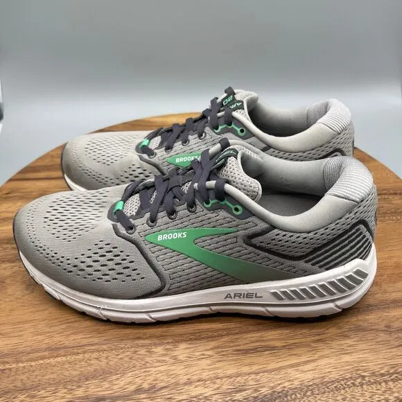Brooks Ariel 20 Shoes Womens Size 10B Gray Running Comfort Walking Road Athletic