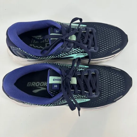 Brooks Ghost 14 Running Shoes Cushion Neutral Athletic Sneakers Women's 7.5