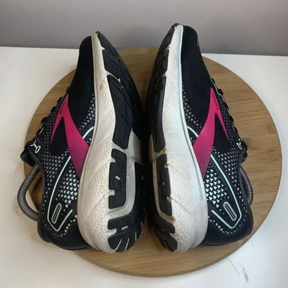 Brooks Ghost 14 Running Shoes Womens Size 9.5 Sneakers Training Athletic Black