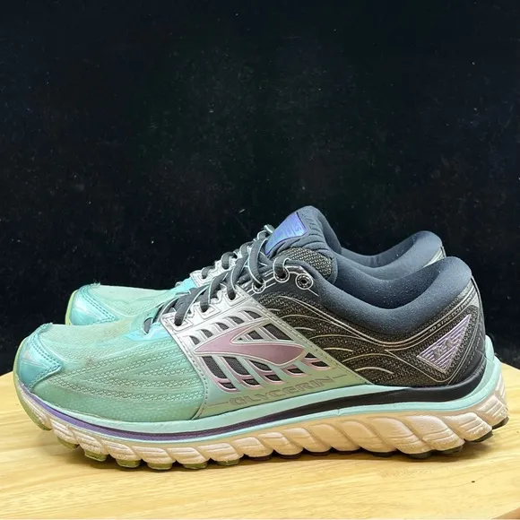 Brooks Glycerin 14 Women's Running Shoes Seafoam 1202171B444 Size 9B (Medium)