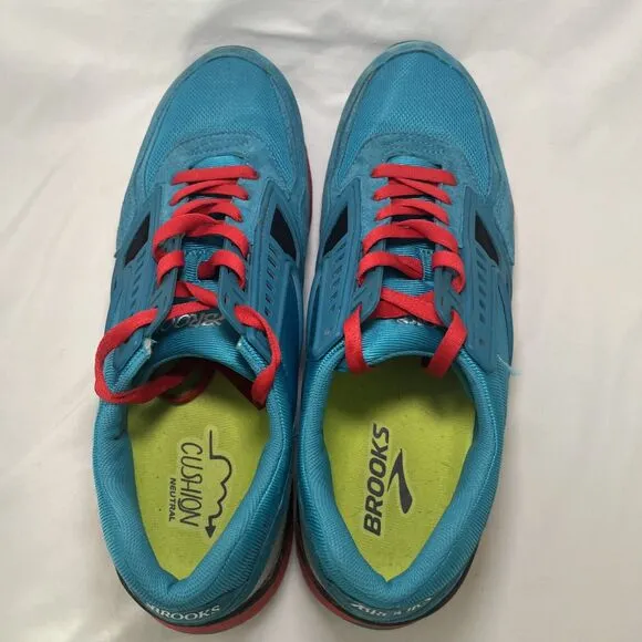 Brooks Heritage City Regent Sneakers Running Shoes Blue Red Black Mens Size 11