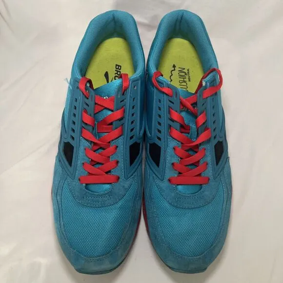 Brooks Heritage City Regent Sneakers Running Shoes Blue Red Black Mens Size 11