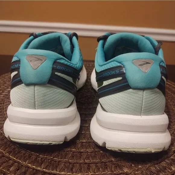 Brooks Launch 4 Women's Running Shoes Gray Green