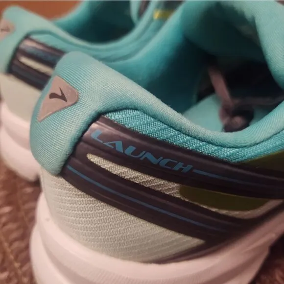 Brooks Launch 4 Women's Running Shoes Gray Green